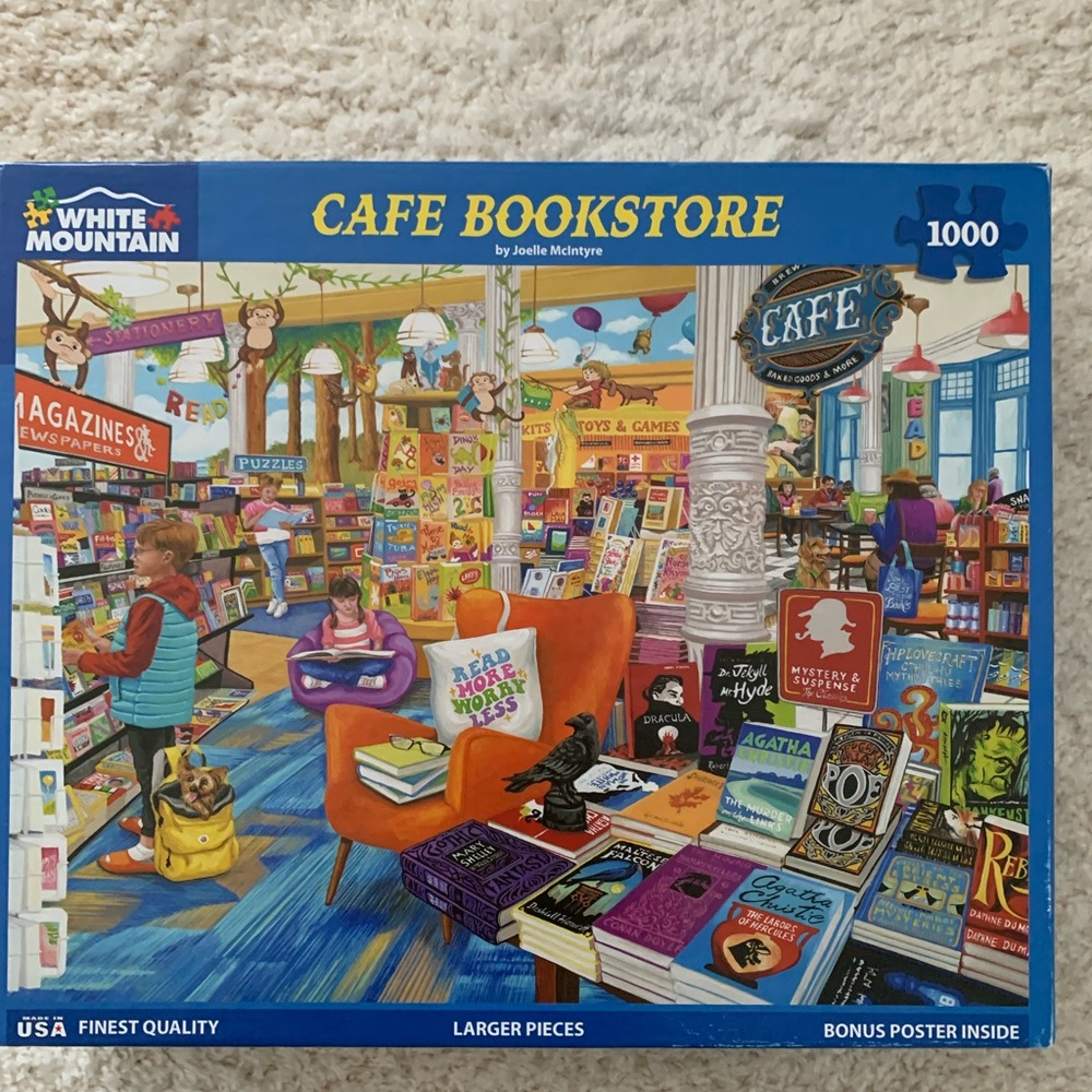 White Mountain Vibrant Bookstore Puzzle